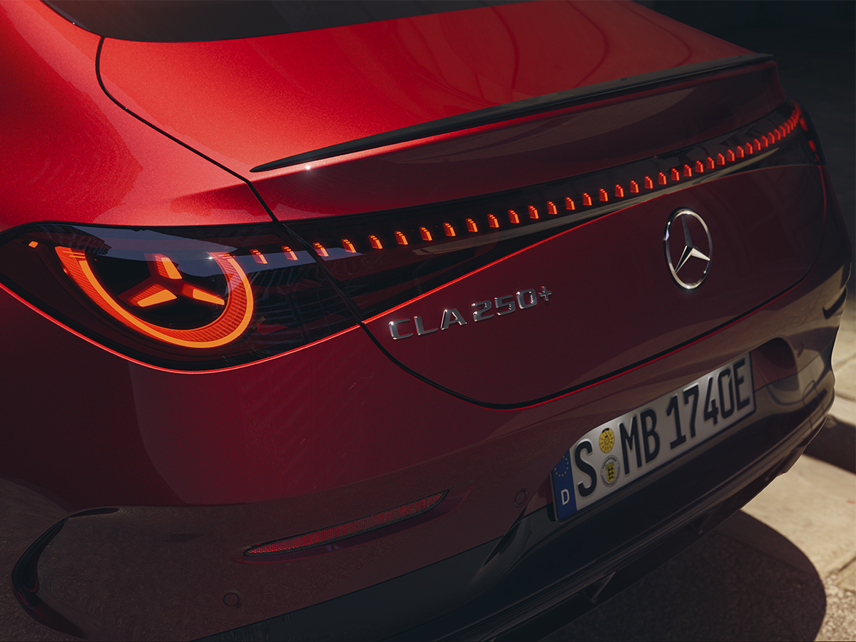 Mercedes CLA détails arrière