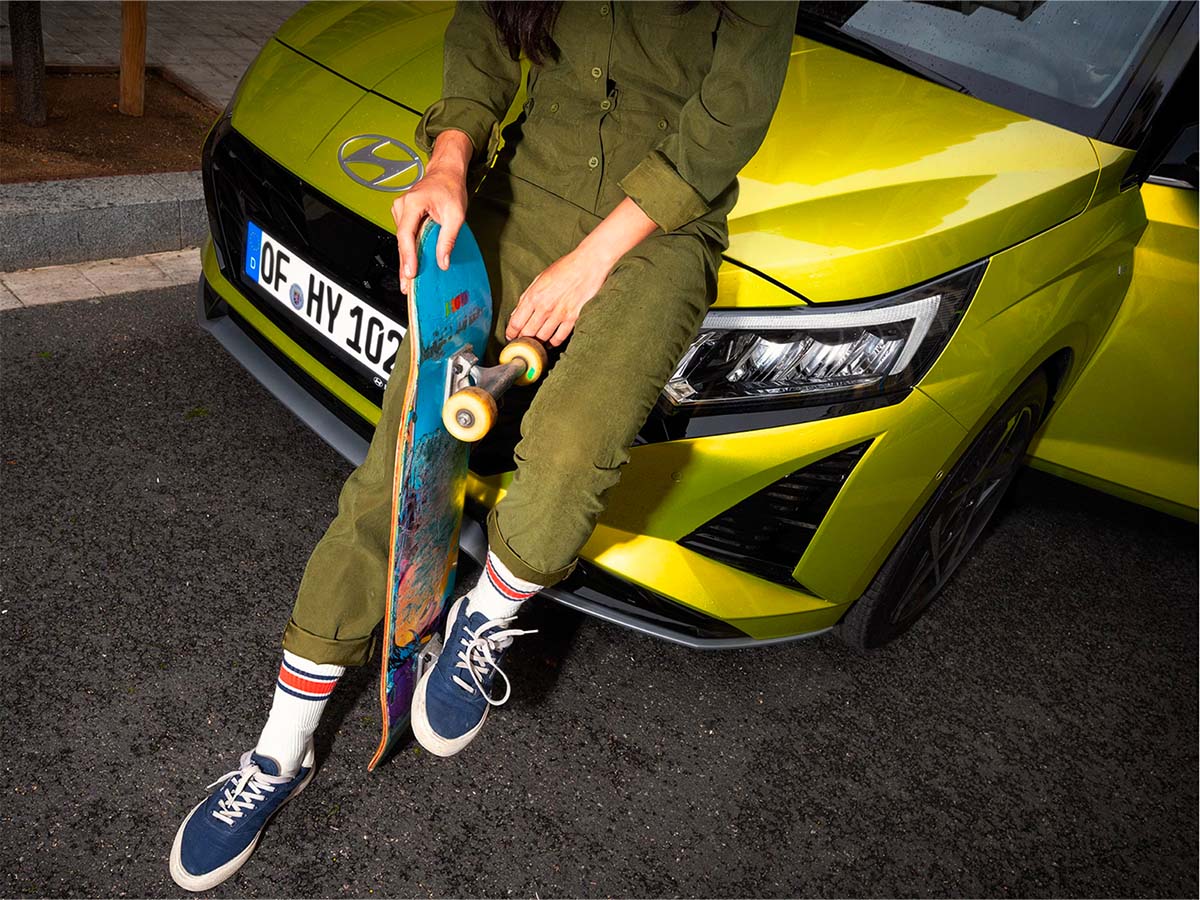 La calandre de la Hyundai i20