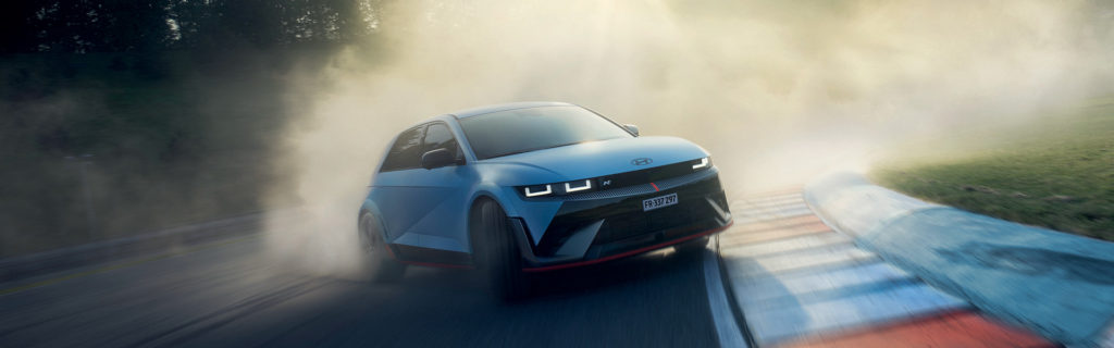 La Hyundai IONIQ 5 N sur circuit
