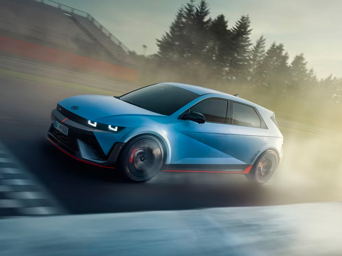 La Hyundai IONIQ 5 N sur circuit