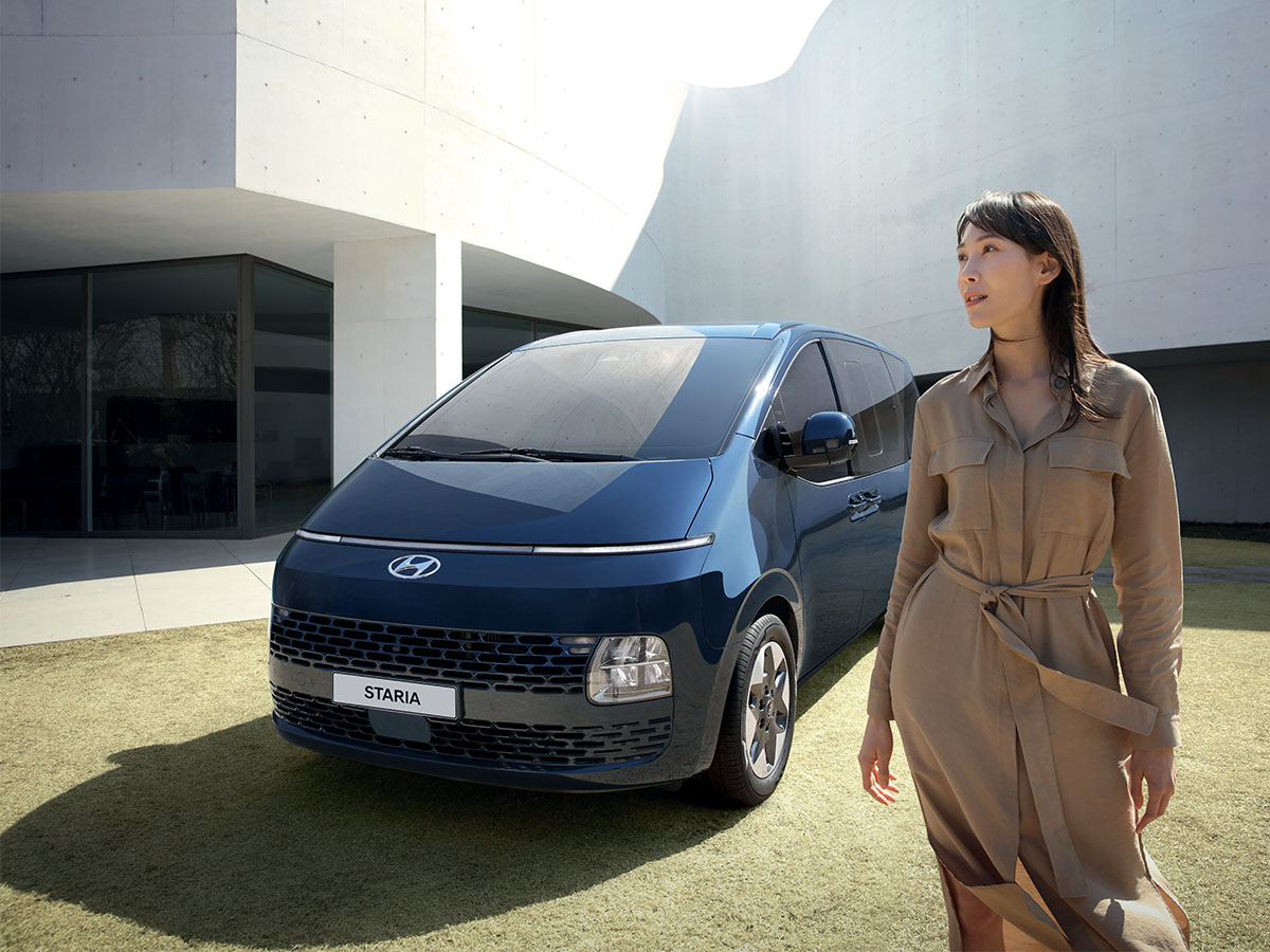 L'avant du Hyundai Staria