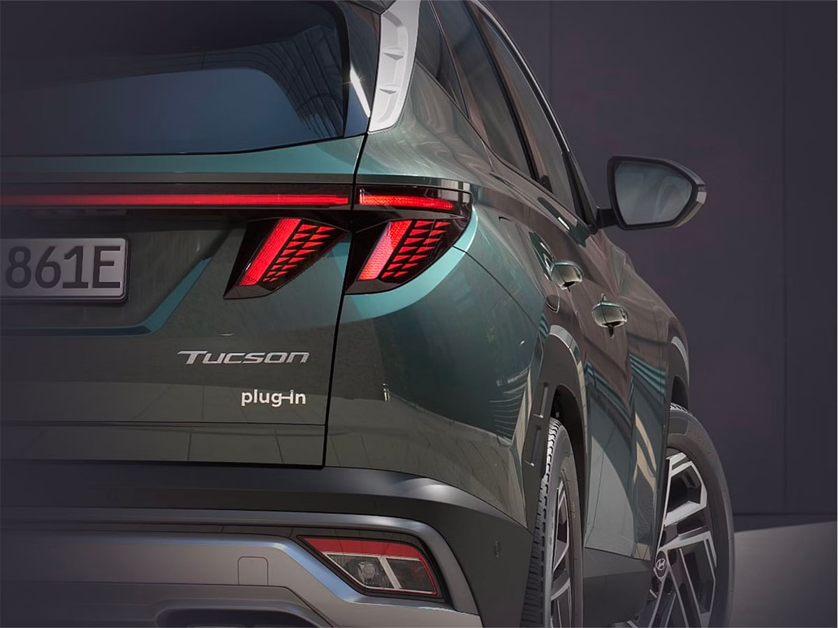 Le feu arrière de la Hyundai TUCSON