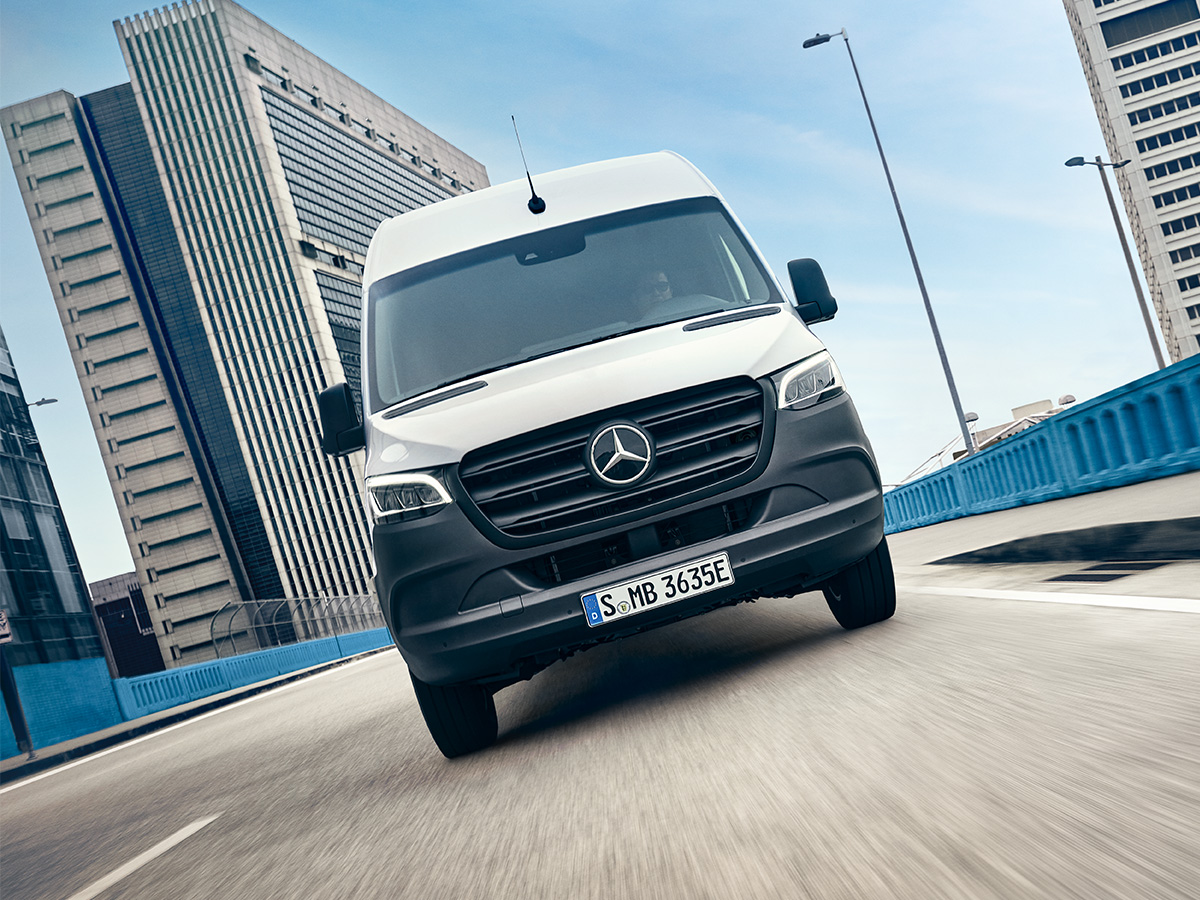 La Mercedes eSprinter fourgon