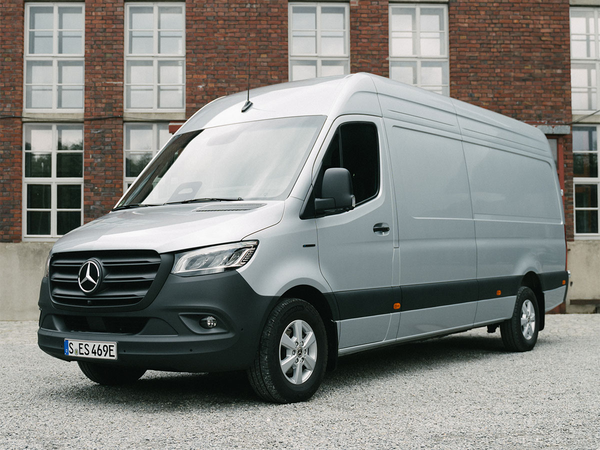 La Mercedes eSprinter fourgon