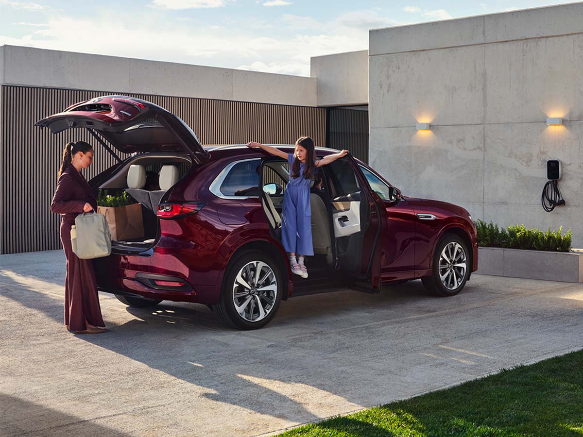 Le coffre du Mazda CX-80