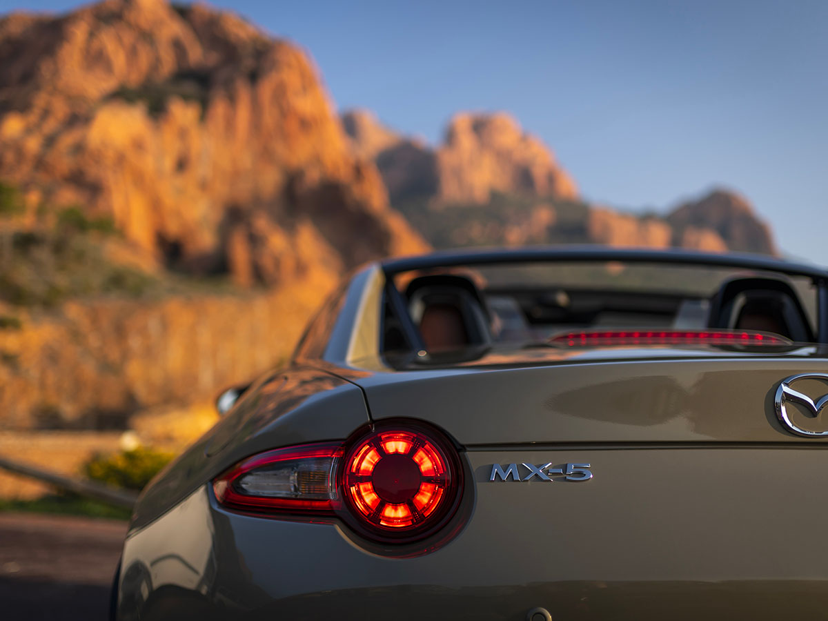Leu feu arrière de la Mazda MX-5 RF