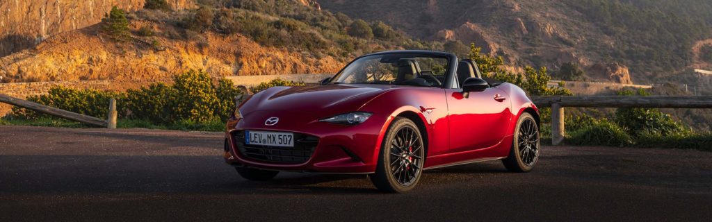 La Mazda MX-5 rouge