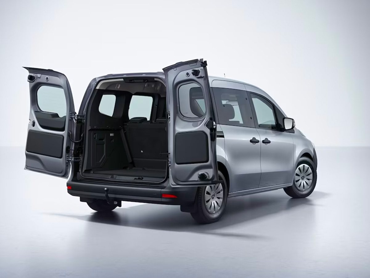 Le Citan Tourer avec le coffre ouvert