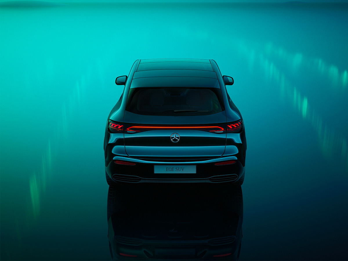 L'arrière de l'EQE SUV