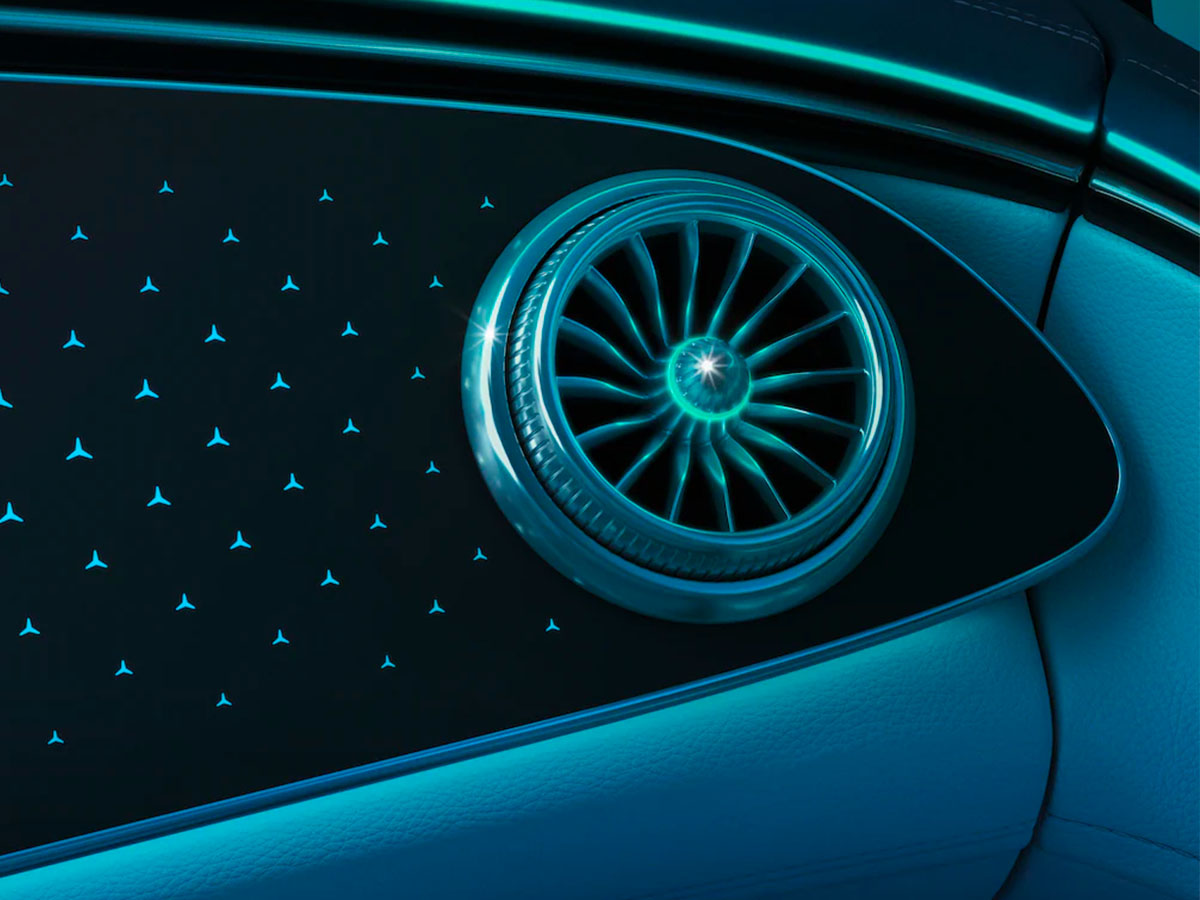 Les détails de l'EQE SUV