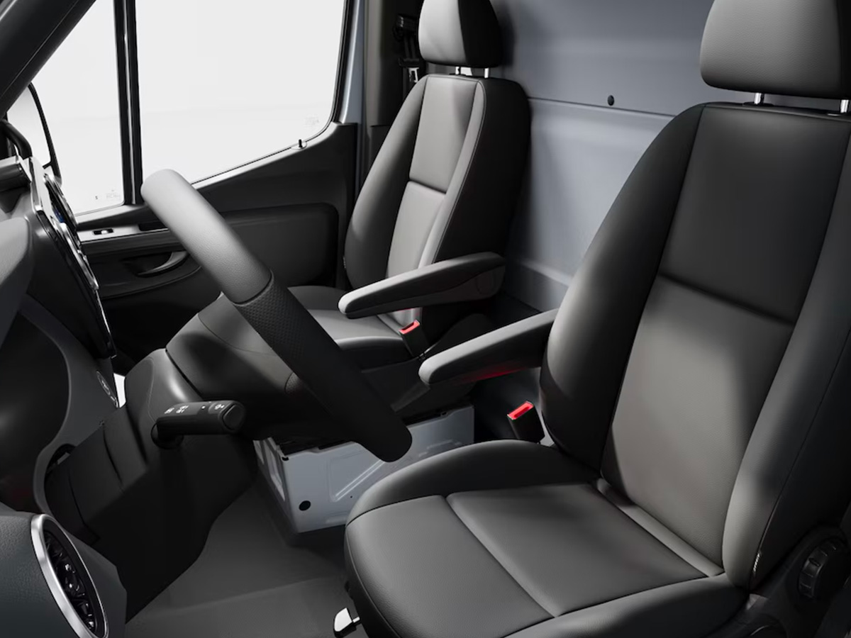 L'intérieur du eSprinter Châssis-cabine