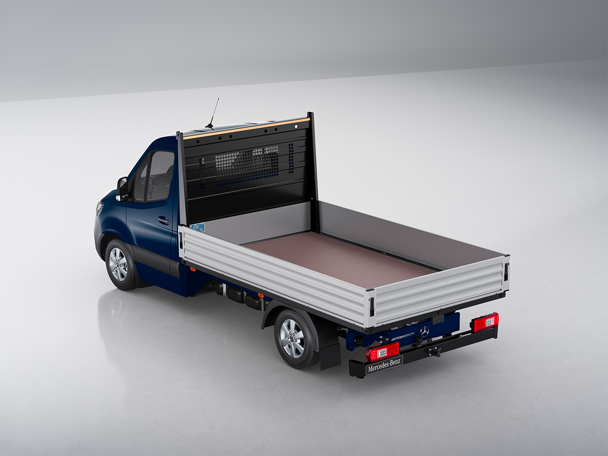 Le eSprinter Châssis-cabine vu de haut