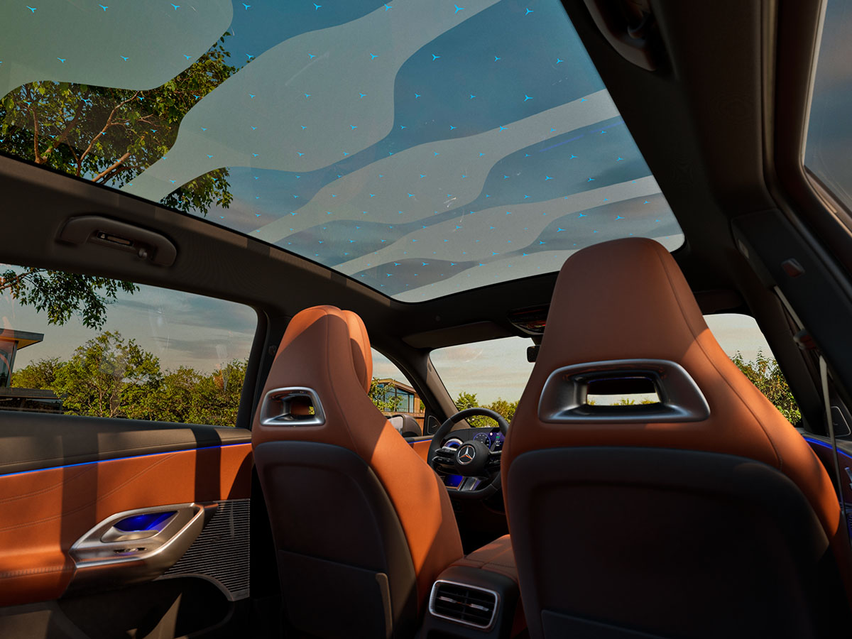 L'intérieur de la GLC électrique