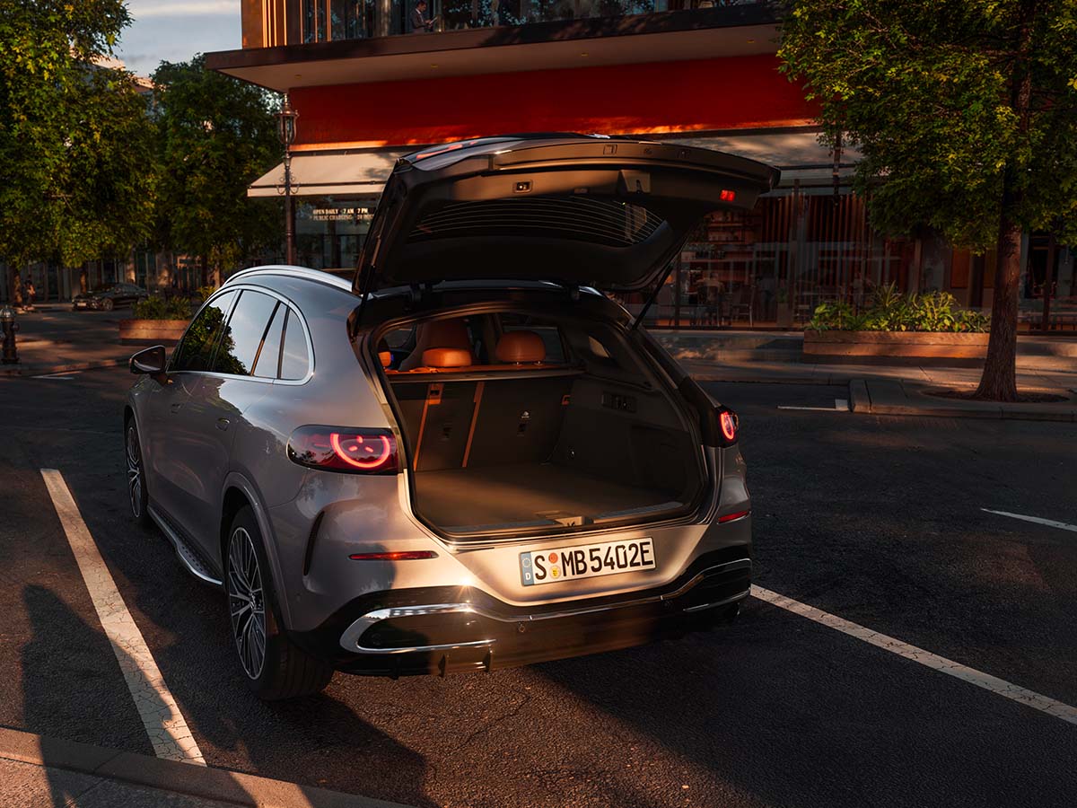 Le coffre de la Mercedes-Benz GLC