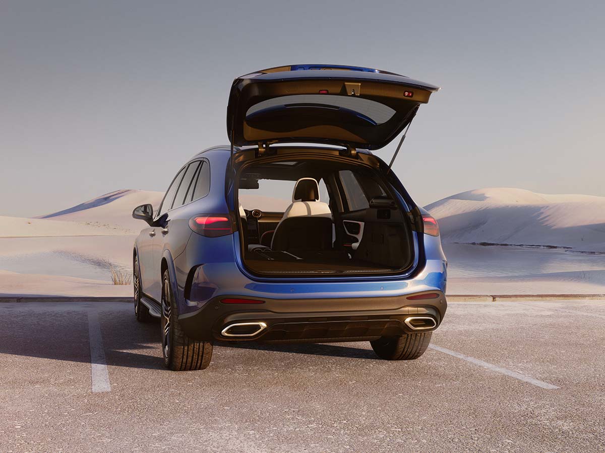 Le coffre spacieux du GLC