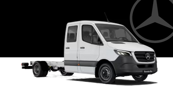 La Mercedes Sprinter Fahrgestell Doppelkabine
