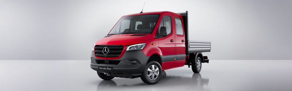 Un Sprinter à plateau rouge