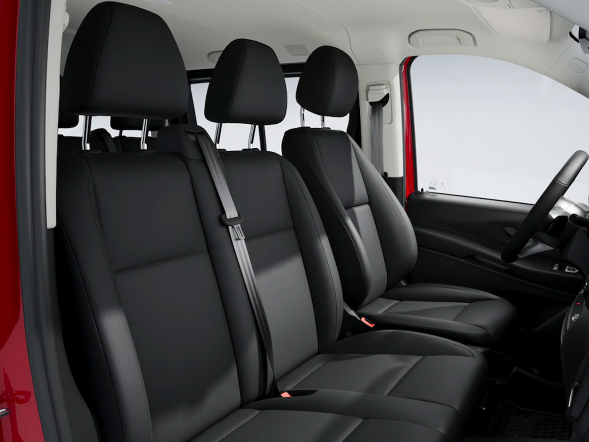 Les sièges avants du Vito Mixto