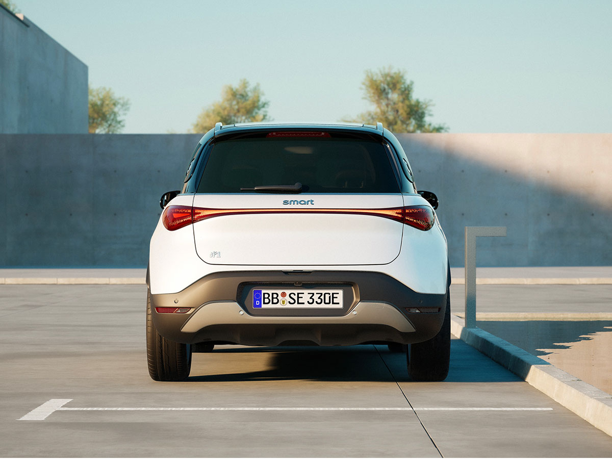 L'arrière de la smart #1